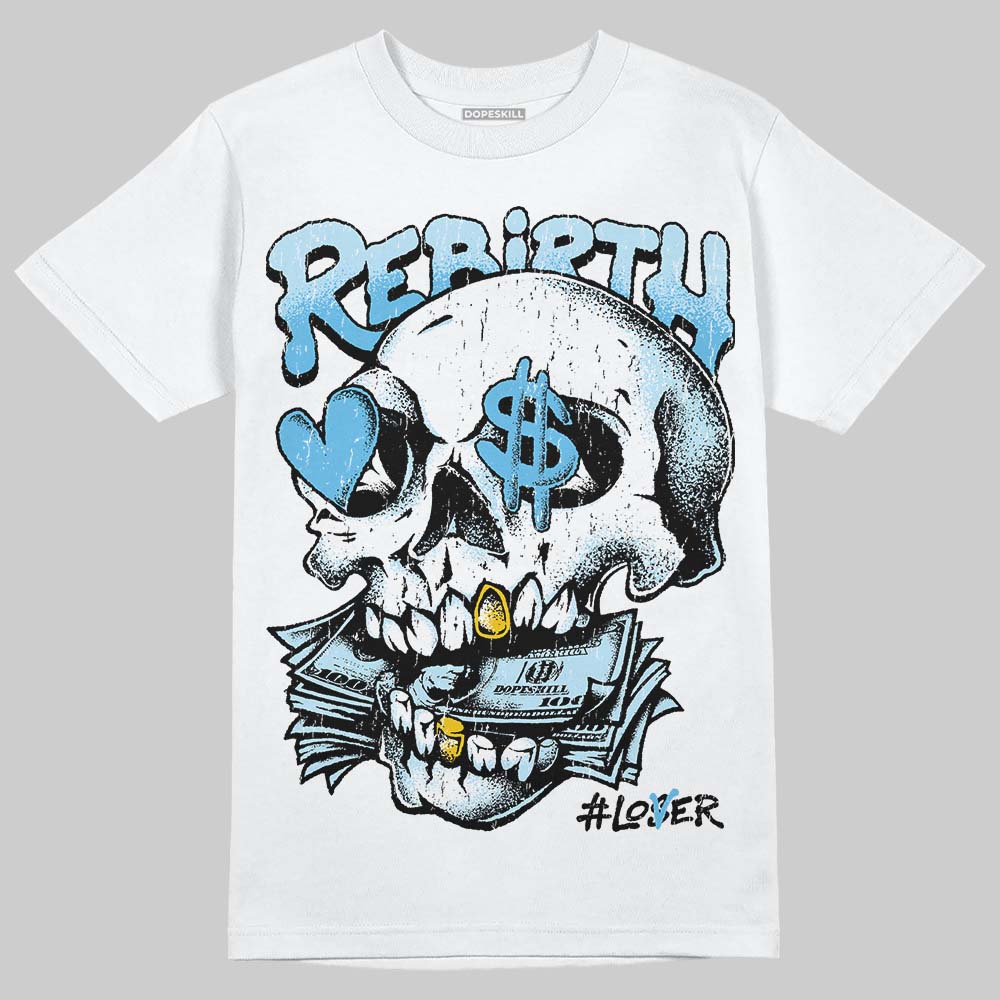Jordan 11 Legend Blue DopeSkill T-Shirt Rebirth Graphic Streetwear - White 