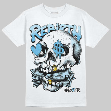 Jordan 11 Legend Blue DopeSkill T-Shirt Rebirth Graphic Streetwear - White 