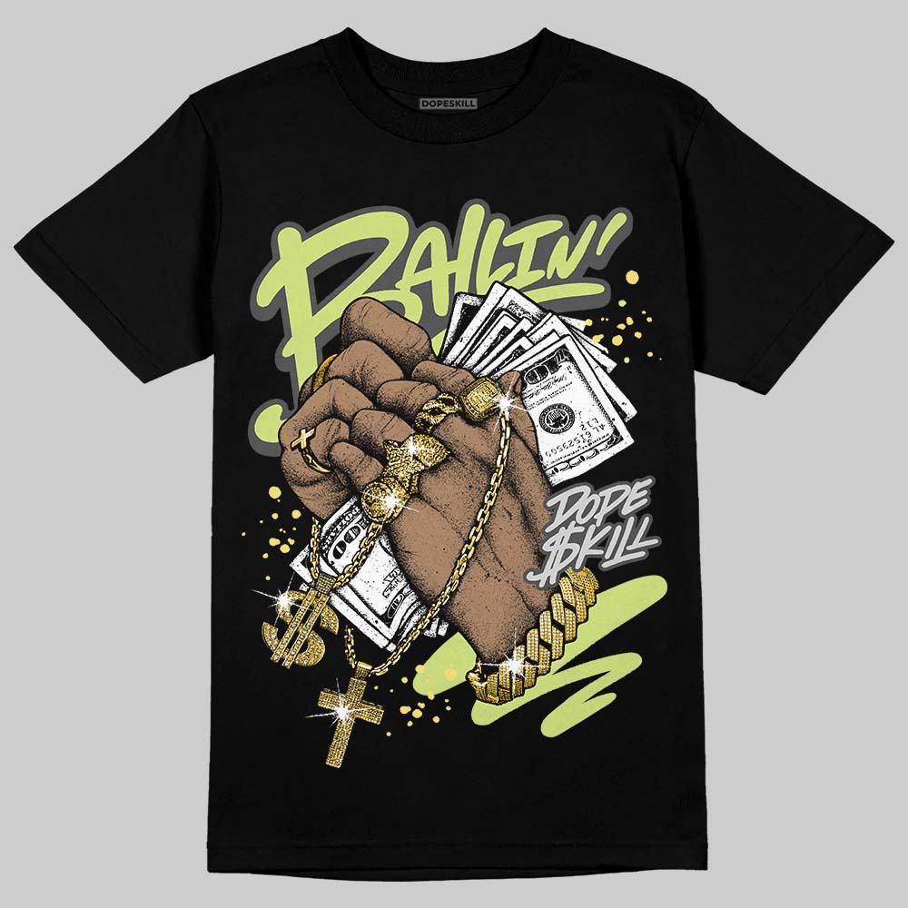 Jordan 4 GS “Light Lemon Twist” DopeSkill T-Shirt Always Ballin' Graphic Streetwear - Black