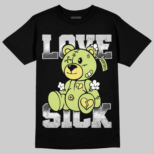 Jordan 4 GS “Light Lemon Twist” DopeSkill T-Shirt Love Sick Graphic Streetwear - Black