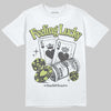Jordan 4 GS “Light Lemon Twist” DopeSkill T-Shirt Feeling Lucky Graphic Streetwear - White