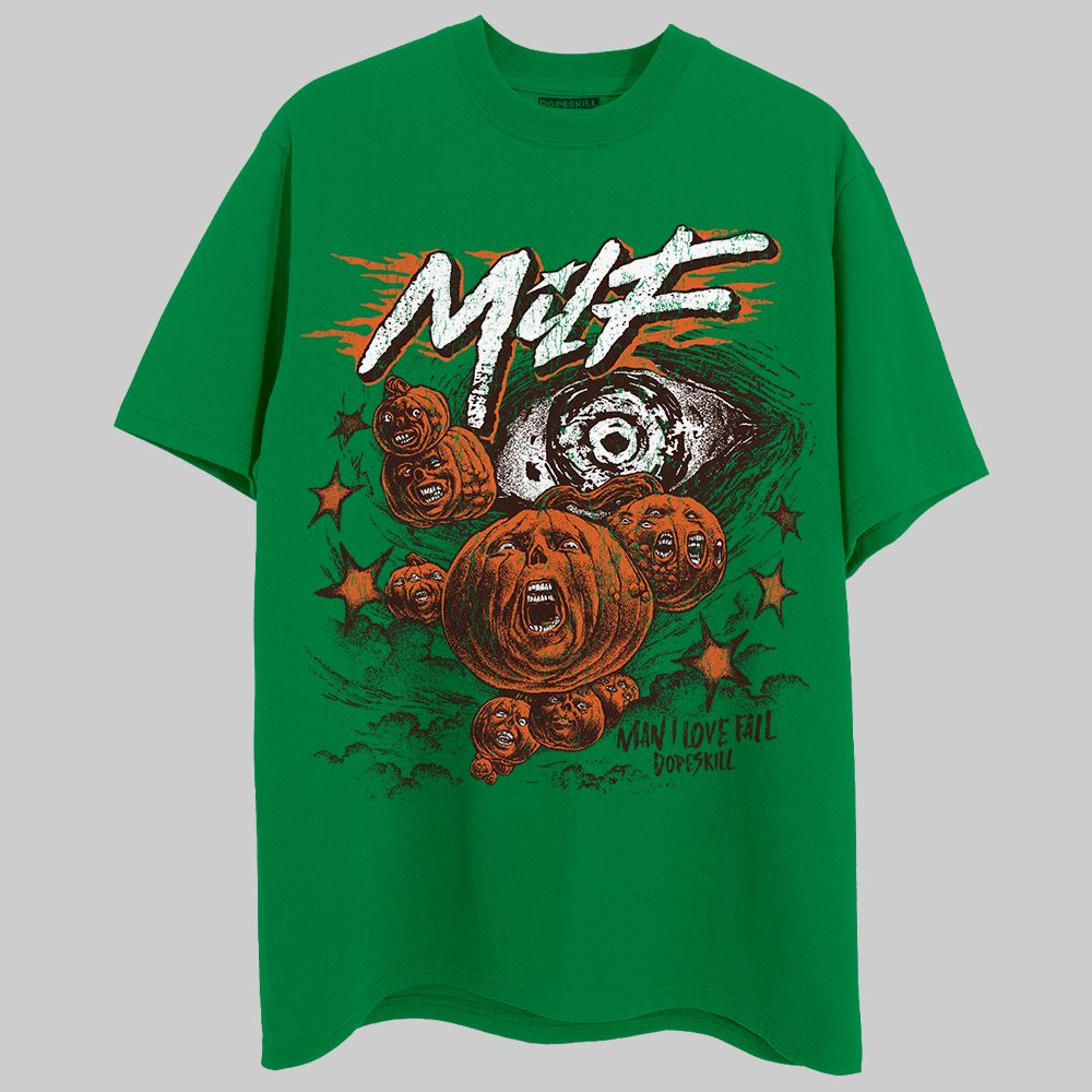 Green Sneakers DopeSkill Green T-Shirt MILF Graphic Streetwear