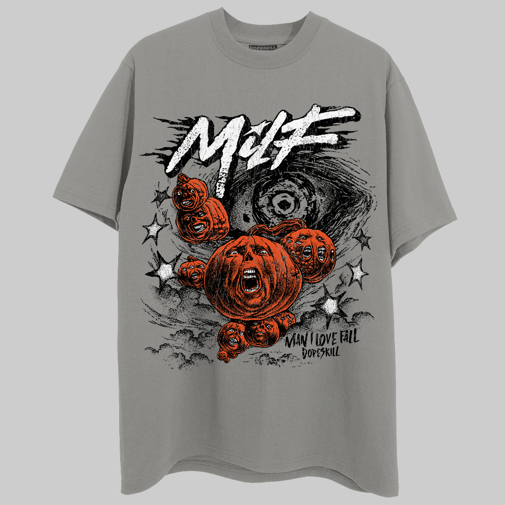 Grey Sneakers DopeSkill Grey T-Shirt MILF Graphic Streetwear