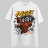 Orange, Black & White Sneakers DopeSkill T-Shirt MILF Graphic Streetwear - White