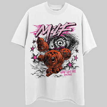 Pink Sneakers DopeSkill T-Shirt MILF Graphic Streetwear - White