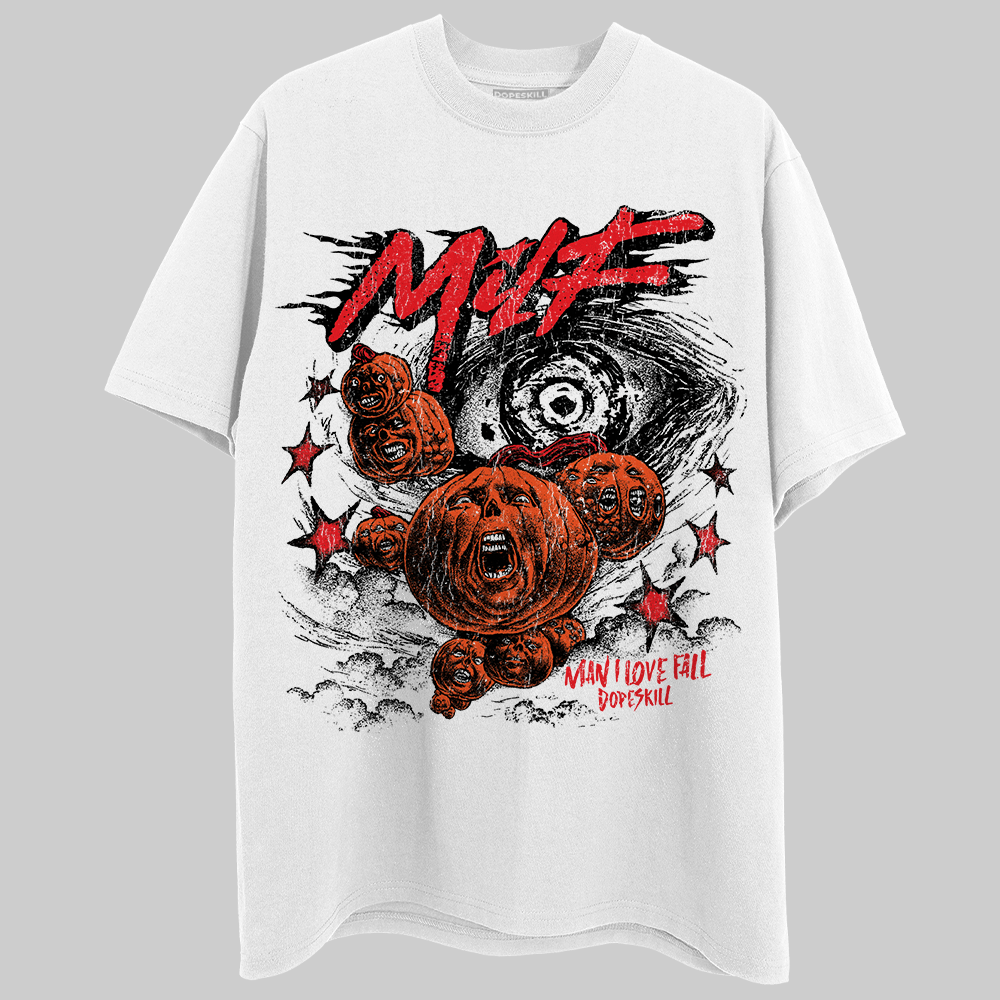 Red Sneakers DopeSkill T-Shirt MILF Graphic Streetwear - White 