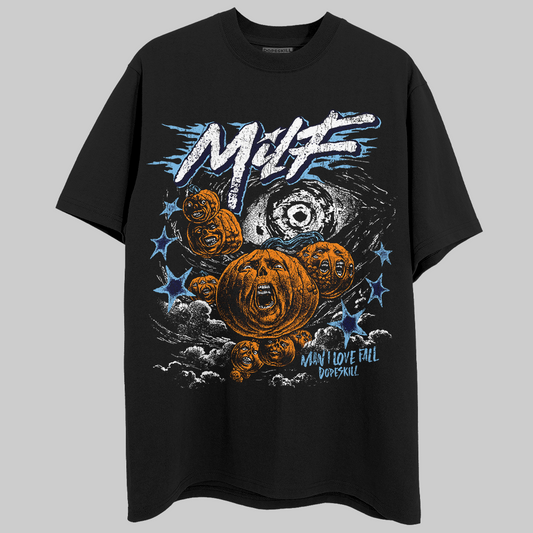 University Blue Sneakers DopeSkill T-Shirt MILF Graphic Streetwear - Black