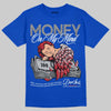 Jordan 3 "True Blue" DopeSkill T-Shirt MOMM Graphic Streetwear - Royal