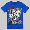 Jordan 3 "True Blue" DopeSkill T-Shirt Make Money Not Friends Graphic Streetwear - Royal