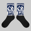 Jordan 3 "Midnight Navy" DopeSkill Sublimated Socks FIRE Graphic Streetwear