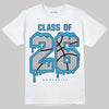 Jordan 4 Retro Military Blue DopeSkill T-Shirt 26 Drip Graphic Streetwear - White