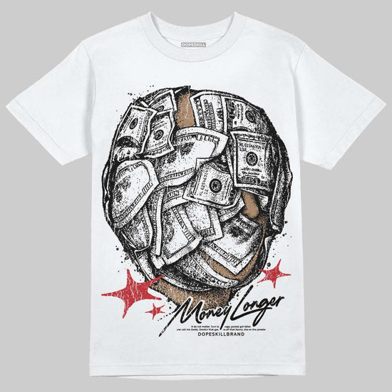 Jordan 11 Retro Low Bred (2025) DopeSkill T-Shirt Money Longer Graphic Streetwear - White