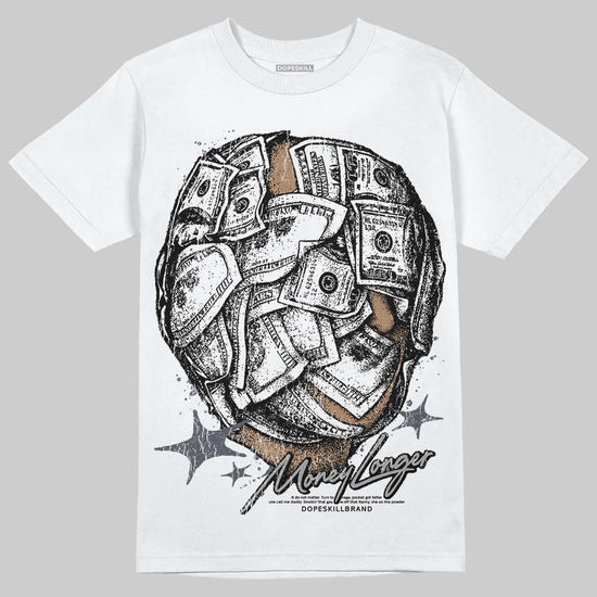 Jordan 11 Cool Grey DopeSkill T-Shirt Money Longer Graphic Streetwear - White