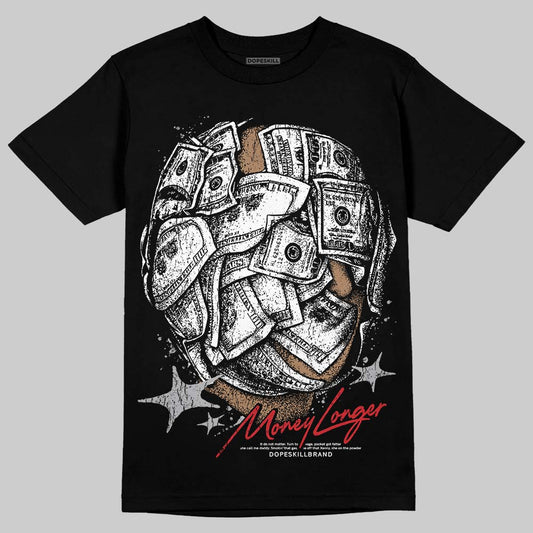 Jordan 4 OG “White Cement” DopeSkill T-Shirt Money Longer Graphic Streetwear - Black