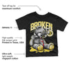 Yellow Snakeskin 11s DopeSkill Toddler Kids T-shirt Sick Bear Graphic