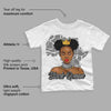 Washed Heritage 1s DopeSkill Toddler Kids T-shirt Black Queen Graphic