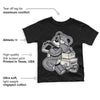 Black Cement 1s Low OG DopeSkill Toddler Kids T-shirt Bear Steals Sneaker Graphic