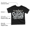 Black Cement 1s Low OG DopeSkill Toddler Kids T-shirt Queen Graphic