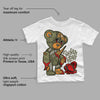 Olive 5s DopeSkill Toddler Kids T-shirt Broken Heart Graphic