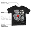 Black Cement 1s Low OG DopeSkill Toddler Kids T-shirt Love Kills Graphic