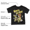 Yellow Snakeskin 11s DopeSkill Toddler Kids T-shirt Money Is Our Motive Bear Graphic