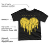 Black Tour Yellow AJ 4 Thunder DopeSkill Toddler Kids T-shirt Slime Drip Heart Graphic