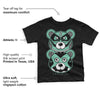 Green Glow 3s DopeSkill Toddler Kids T-shirt Leather Bear Graphic