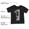 Black Cement 1s Low OG DopeSkill Toddler Kids T-shirt No.1 Graphic