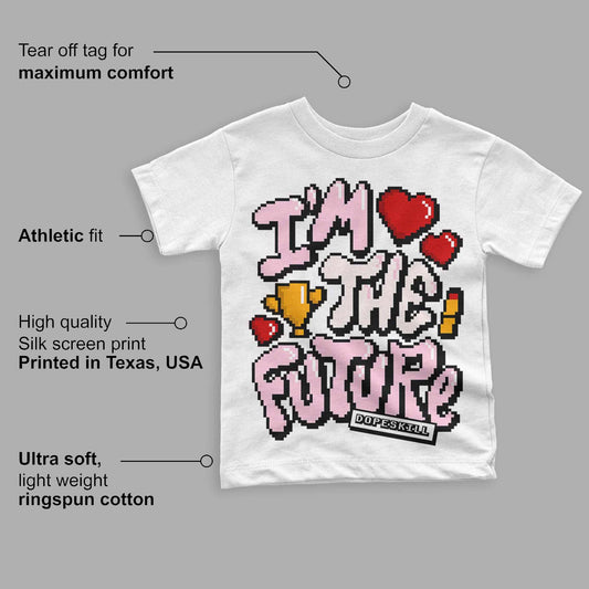 Dunk Low Pink Foam DopeSkill Toddler Kids T-shirt I'm The Future Graphic