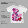 Triple Pink Dunk Low DopeSkill Toddler Kids T-shirt Broken Heart Graphic