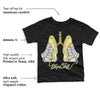 Yellow Snakeskin 11s DopeSkill Toddler Kids T-shirt Breathe Graphic