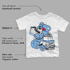 Powder Blue 9s DopeSkill Toddler Kids T-shirt Bear Steals Sneaker Graphic