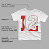 Cherry 12s DopeSkill Toddler Kids T-shirt No.12 Graphic