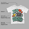 Green Glow 3s DopeSkill Toddler Kids T-shirt I'm The Future Graphic