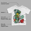 Gorge Green 1s DopeSkill Toddler Kids T-shirt Broken Heart Graphic