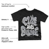 Black Cement 1s Low OG DopeSkill Toddler Kids T-shirt Cute and Boujee Graphic