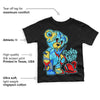 Aqua 5s DopeSkill Toddler Kids T-shirt Broken Heart Graphic