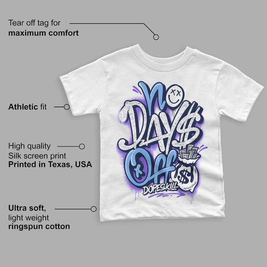 Georgetown 5s DopeSkill Toddler Kids T-shirt No Days Off Graphic