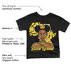 Black Tour Yellow AJ 4 Thunder DopeSkill Toddler Kids T-shirt Black Queen Graphic