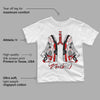 Red Cement 4S DopeSkill Toddler Kids T-shirt Breathe Graphic