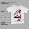 Red Cement 4S DopeSkill Toddler Kids T-shirt No.4 Graphic