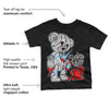 Dunk Low Pure Platinum DopeSkill Toddler Kids T-shirt Broken Heart Graphic