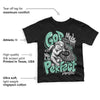 Green Glow 3s DopeSkill Toddler Kids T-shirt God Made Me Perfect Graphic