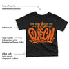 Brilliant Orange 12s DopeSkill Toddler Kids T-shirt Queen Graphic