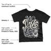 Black Cement 1s Low OG DopeSkill Toddler Kids T-shirt No Days Off Graphic