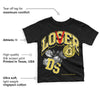 Yellow Snakeskin 11s DopeSkill Toddler Kids T-shirt Loser Lover Graphic