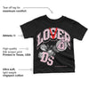 Dunk Low Pink Foam DopeSkill Toddler Kids T-shirt Loser Lover Graphic