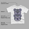 Indigo Haze 5s DopeSkill Toddler Kids T-shirt Leather Bear Graphic