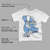 Powder Blue 9s DopeSkill Toddler Kids T-shirt Sneakerhead BEAR Graphic