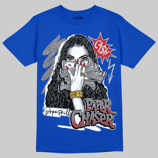 Jordan 3 "True Blue" DopeSkill T-Shirt NPC Graphic Streetwear - Royal